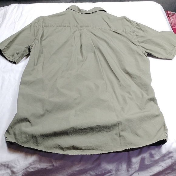 Sonoma mens short sleeved button down shirt size Large - Picture 8 of 11